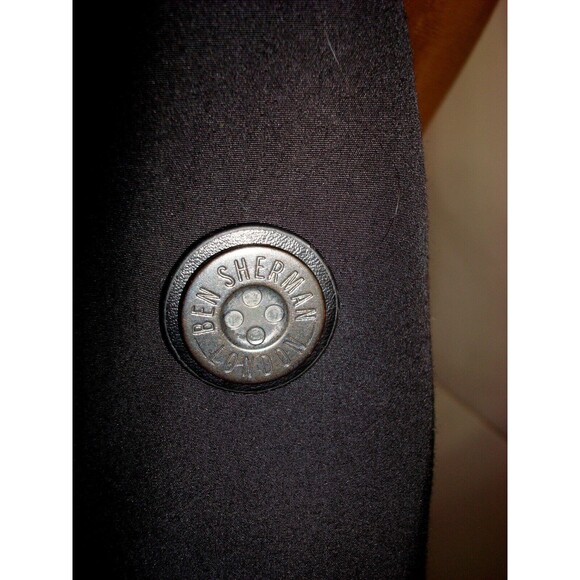 New NWT Mens M $300 Ben Sherman London Down Blend Coat Removable Hood Black Warm - Picture 5 of 14